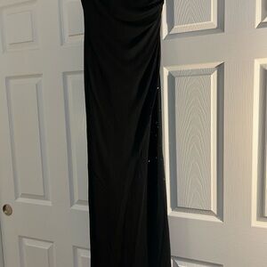 Morgan & Co. Sophisticated Black Maxi Dress
